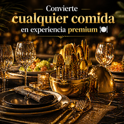 El set cubiertos 24pcs de huevo hace que tu cocina se vea INCREIBLE