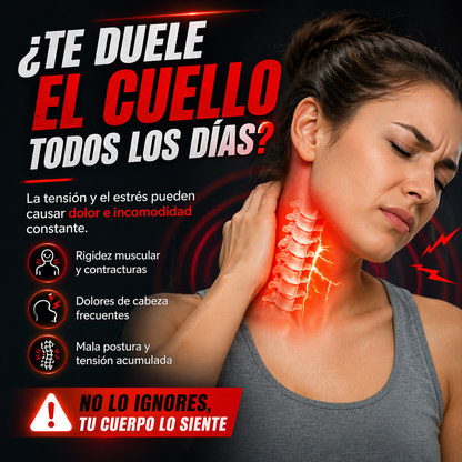 Deja de vivir con dolor de cuello todos los días con el masajeador electrico
