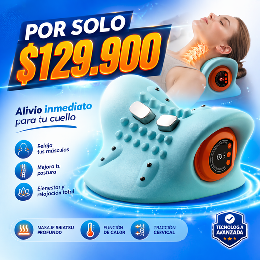 Deja de vivir con dolor de cuello todos los días con el masajeador electrico