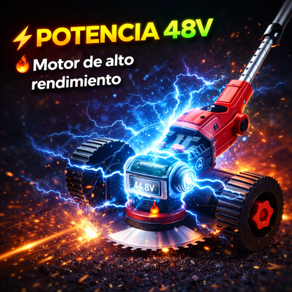 ¡Corta TODO en segundos con esta guadaña 48V!